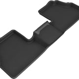 All-Weather Custom-Fit Floor Mats for Buick / Chevrolet Encore / Trax 2013-2022 with Non-Slip Backing - Black - 2nd Row