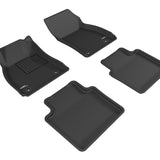 All-Weather Custom-Fit Floor Mats for Buick Lacrosse 2010-2016 with Non-Slip Backing - Black - 1st Row 2nd Row