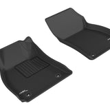 All-Weather Custom-Fit Floor Mats for Buick Lacrosse 2010-2016 with Non-Slip Backing - Black - 1st Row