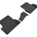 All-Weather Custom-Fit Floor Mats for Buick Cascada 2016-2019 with Non-Slip Backing - Black - 2nd Row