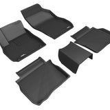 All-Weather Custom-Fit Floor Mats for Buick Lacrosse 2017-2019 with Non-Slip Backing - Black - 1st Row 2nd Row