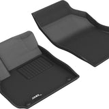 All-Weather Custom-Fit Floor Mats for Buick Lacrosse 2017-2019 with Non-Slip Backing - Black - 1st Row