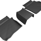 All-Weather Custom-Fit Floor Mats for Buick Lacrosse 2017-2019 with Non-Slip Backing - Black - 2nd Row