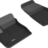All-Weather Custom-Fit Floor Mats for Buick Regal 2018-2020 with Non-Slip Backing - Black - 1st Row