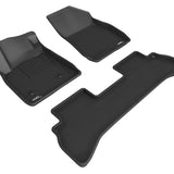All-Weather Custom-Fit Floor Mats for Buick Encore Gx 2020-2025 with Non-Slip Backing - Black - 1st Row 2nd Row