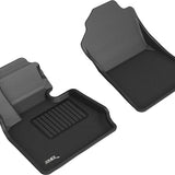 All-Weather Custom-Fit Floor Mats for BMW X3 (F25) / X4 (F26) 2011-2018 with Non-Slip Backing - Black - 1st Row