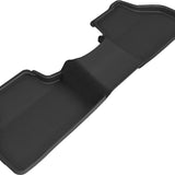 All-Weather Custom-Fit Floor Mats for BMW X3 (F25) / X4 (F26) 2011-2018 with Non-Slip Backing - Black - 2nd Row