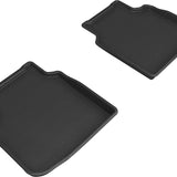 All-Weather Custom-Fit Floor Mats for BMW 7 Series Li 2013-2015 with Non-Slip Backing - Black - 2nd Row