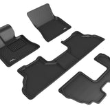 All-Weather Custom-Fit Floor Mats for BMW X5 2007-2013 with Non-Slip Backing - Black - 1st Row 2nd Row 3rd Row