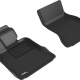All-Weather Custom-Fit Floor Mats for BMW 7 Series/ Li 2009-2015 with Non-Slip Backing - Black - 1st Row