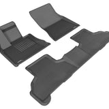 All-Weather Custom-Fit Floor Mats for BMW X5 (F15) / X6 (F16) 2014-2019 with Non-Slip Backing - Black - 1st Row 2nd Row