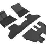 All-Weather Custom-Fit Floor Mats for BMW X5 (F15) 2014-2018 with Non-Slip Backing - Black - 1st Row 2nd Row 3rd Row