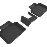 All-Weather Custom-Fit Floor Mats for BMW X1 (F48) / X2 (F39) 2016-2023 with Non-Slip Backing - Black - 2nd Row