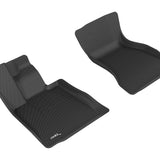 All-Weather Custom-Fit Floor Mats for BMW 7 Series 2016-2022 with Non-Slip Backing - Black - 1st Row