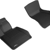 All-Weather Custom-Fit Floor Mats for BMW 5 Series (G30 / G31) 2017-2023 with Non-Slip Backing - Black - 1st Row