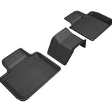 All-Weather Custom-Fit Floor Mats for BMW 6 Series Gran Turismo 2018-2019 with Non-Slip Backing - Black - 2nd Row