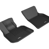All-Weather Custom-Fit Floor Mats for BMW X3 (G01)/ X4 (G02) 2018-2025 with Non-Slip Backing - Black - 1st Row