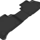 All-Weather Custom-Fit Floor Mats for BMW X7 (G07) 7-Passenger 2019-2025 with Non-Slip Backing - Black - 2nd Row