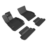 All-Weather Custom-Fit Floor Mats for BMW 8 Series 2020-2025 with Non-Slip Backing - Black - 1st Row 2nd Row