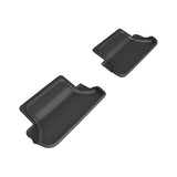 All-Weather Custom-Fit Floor Mats for BMW 8 Series 2020-2025 with Non-Slip Backing - Black - 2nd Row