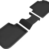 All-Weather Custom-Fit Floor Mats for BMW 2 Series Gran Coupe 2020-2024 with Non-Slip Backing - Black - 2nd Row