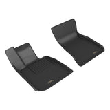 All-Weather Custom-Fit Floor Mats for BMW I4 (G26) 2022-2025 with Non-Slip Backing - Black - 1st Row