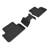 All-Weather Custom-Fit Floor Mats for BMW I5 (G60) 2024-2025 with Non-Slip Backing - Black - 2nd Row