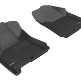 All-Weather Custom-Fit Floor Mats for Cadillac Srx 2010-2016 with Non-Slip Backing - Black - 1st Row