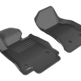 All-Weather Custom-Fit Floor Mats for Cadillac Cts 2014-2019 with Non-Slip Backing - Black - 1st Row