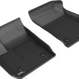 All-Weather Custom-Fit Floor Mats for Cadillac Xt4 2019-2025 with Non-Slip Backing - Black - 1st Row