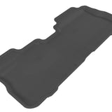 All-Weather Custom-Fit Floor Mats for Chevrolet/ GMC Equinox/ Terrain 2010-2017 with Non-Slip Backing - Black - 2nd Row