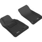 All-Weather Custom-Fit Floor Mats for Chevrolet Camaro 2010-2015 with Non-Slip Backing - Black - 1st Row