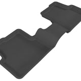 All-Weather Custom-Fit Floor Mats for Chevrolet Sonic 2012-2020 with Non-Slip Backing - Black - 2nd Row