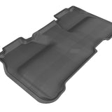 All-Weather Custom-Fit Floor Mats for Chevrolet/ GMC Silverado Crew/Sierra Crew Cab 2014-2019 with Non-Slip Backing - Black - 2nd Row