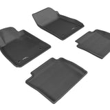 All-Weather Custom-Fit Floor Mats for Chevrolet Impala 2014-2020 with Non-Slip Backing - Black - 1st Row 2nd Row