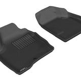 All-Weather Custom-Fit Floor Mats for Chevrolet Impala/ Impala Limited 2006-2015 with Non-Slip Backing - Black - 1st Row