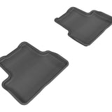 All-Weather Custom-Fit Floor Mats for Chevrolet Cruze/ Cruze Limited 2011-2016 with Non-Slip Backing - Black - 2nd Row