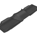 All-Weather Custom-Fit Floor Mats for Chevrolet/GMC Suburban/Tahoe/Yukon 2007-2014 with Non-Slip Backing - Black - 2nd Row
