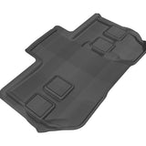 All-Weather Custom-Fit Floor Mats for Chevrolet Suburban 2011-2014 with Non-Slip Backing - Black - 3rd Row