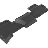 All-Weather Custom-Fit Floor Mats for Chevrolet/ GMC Tahoe/ Yukon 2015-2020 with Non-Slip Backing - Black - 2nd Row