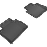 All-Weather Custom-Fit Floor Mats for Chevrolet Ss 2014-2017 with Non-Slip Backing - Black - 2nd Row