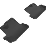 All-Weather Custom-Fit Floor Mats for Chevrolet Camaro 2016-2024 with Non-Slip Backing - Black - 2nd Row
