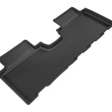 All-Weather Custom-Fit Floor Mats for Chevrolet/ GMC Equinox / Terrain 2018-2024 with Non-Slip Backing - Black - 2nd Row