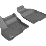 All-Weather Custom-Fit Floor Mats for Chevrolet Bolt Ev 2017-2023 with Non-Slip Backing - Gray - 1st Row