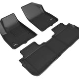 All-Weather Custom-Fit Floor Mats for Chevrolet Blazer 2019-2025 with Non-Slip Backing - Black - 1st Row 2nd Row