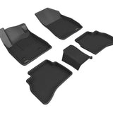 All-Weather Custom-Fit Floor Mats for Chevrolet Trailblazer 2021-2025 with Non-Slip Backing - Black - 1st Row 2nd Row