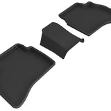 All-Weather Custom-Fit Floor Mats for Chevrolet Trailblazer 2021-2025 with Non-Slip Backing - Black - 2nd Row