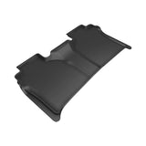All-Weather Custom-Fit Floor Mats for Chrysler Sebring Sedan 2007-2010 with Non-Slip Backing - Black - 1st Row 2nd Row