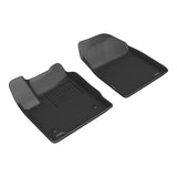 All-Weather Custom-Fit Floor Mats for Chevrolet / Honda / Acura Blazer Ev / Prologue / Zdx 2024-2025 with Non-Slip Backing - Black - 1st Row