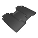 All-Weather Custom-Fit Floor Mats for Chevrolet / GMC Silverado Ev / Sierra Ev 2024-2025 with Non-Slip Backing - Black - 2nd Row